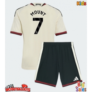 Manchester United Mason Mount #7 Replica Third Stadium Kit for Kids 2026-27 Short Sleeve (+ pants)